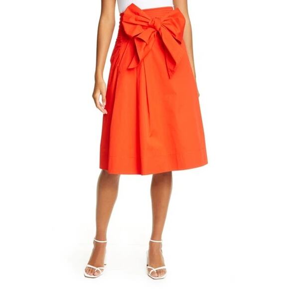 Tory Burch Holiday Red Wrap Skirt Plus Size 1X NWT - Picture 11 of 16